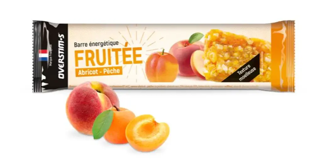 OVERSTIM.s Fruity Energy Bar | Flavor - Apricot - Peach | 1 bar