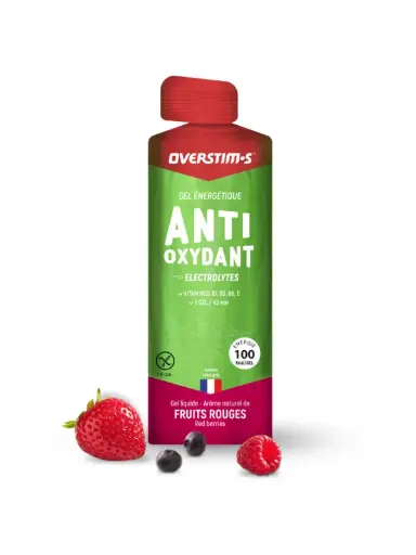 OVERSTIM.s ANTIOXIDANT Liquid Energy Gel | Flavor - Red Berries | 1 gel