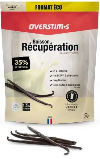 OVERSTIM.s Elite Recovery Drink - Gluten Free | Flavor - Vanilla - Peacan Nut | Gluten Free | 420 g